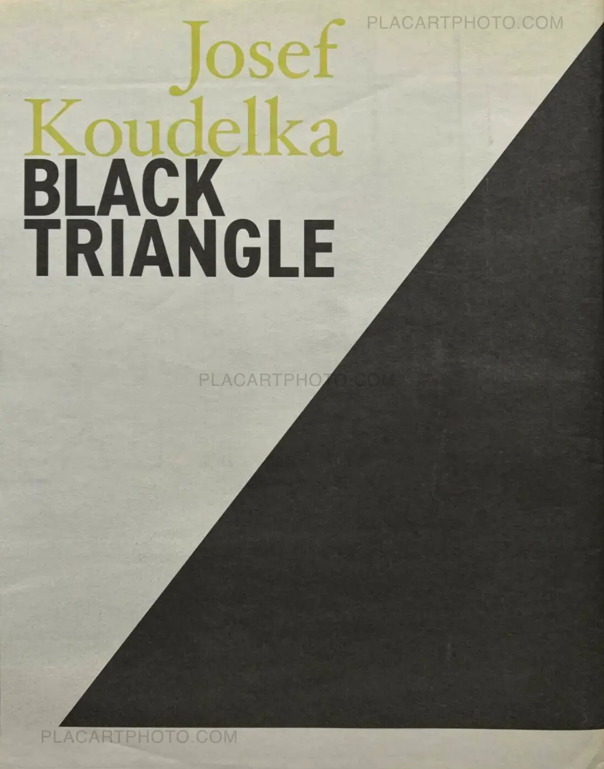 Josef Koudelka, BLACK TRIANGLE , The WS Society In partnership