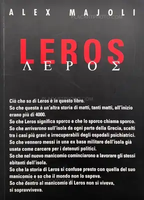 Alex Majoli – Leros (True first edition)