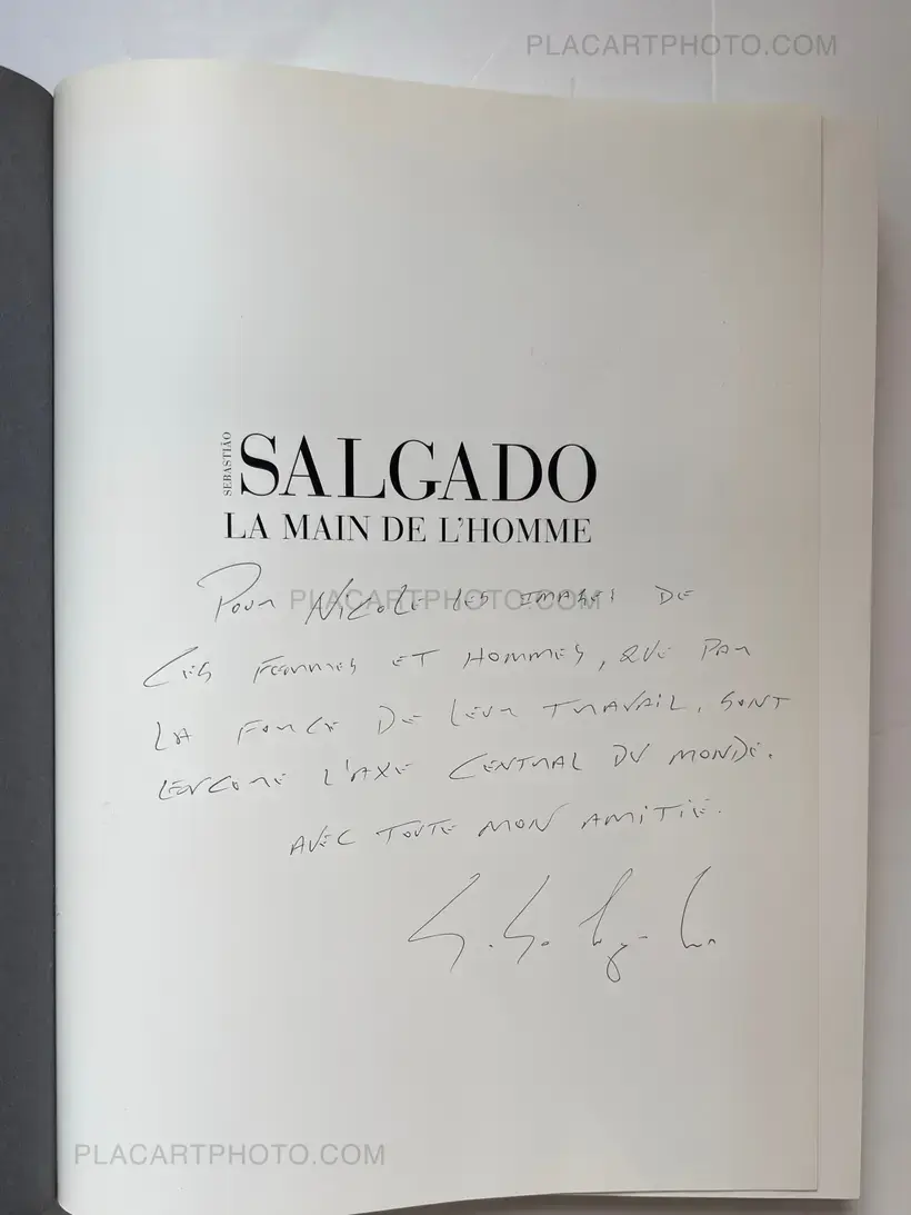 Sebastiao Salgado – La Main De l'Homme (SIGNED)