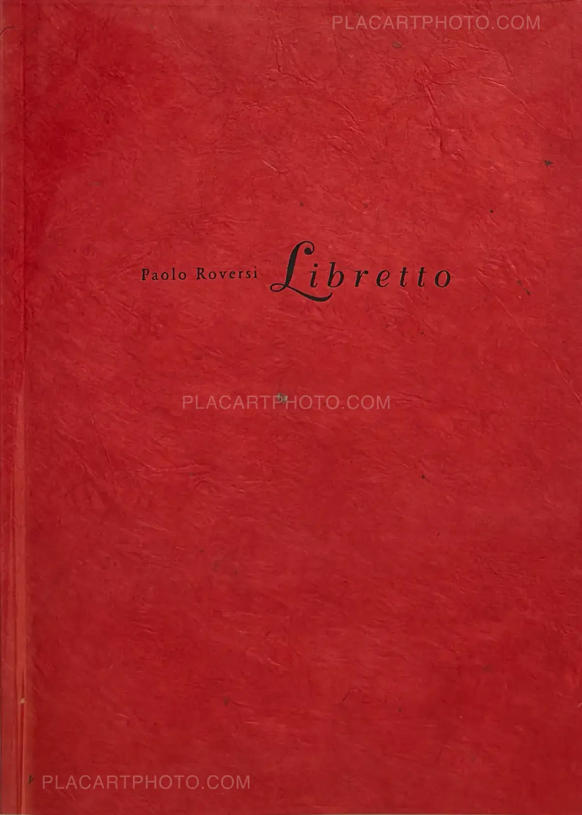 Paolo Roversi, Libretto, Editions Stromboli, 2000 | Le Plac'Art Photo