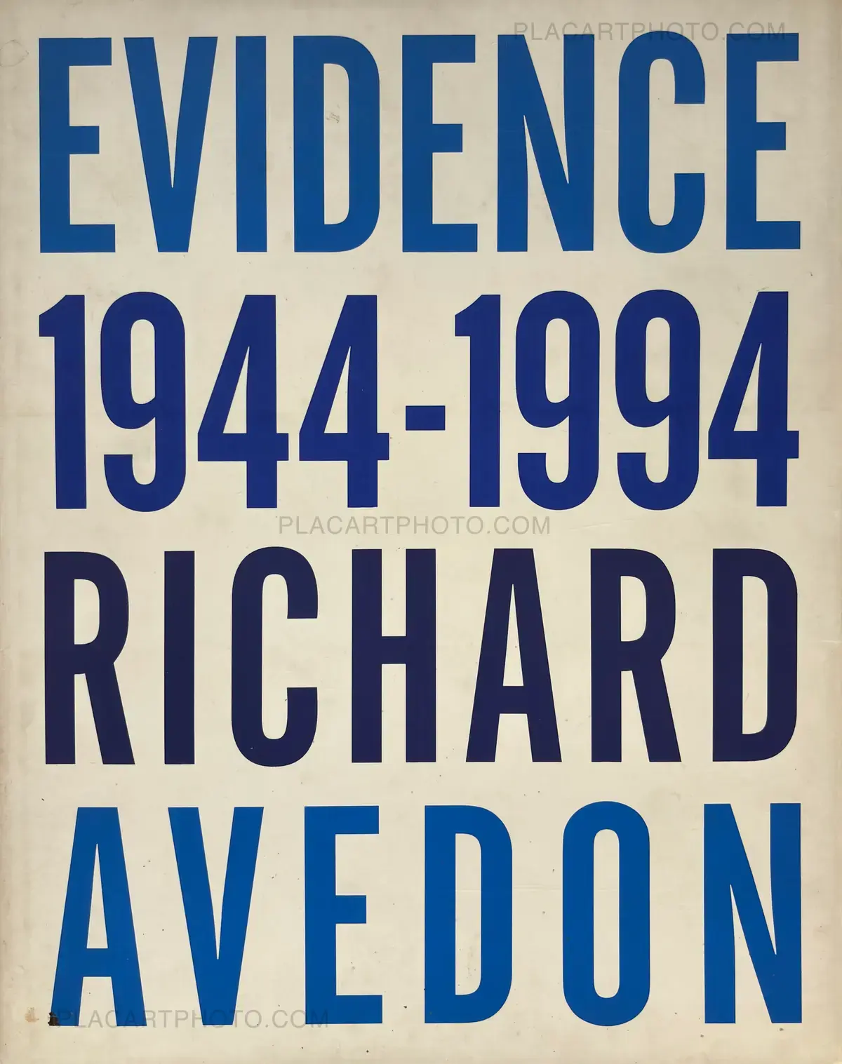 Richard Avedon, Evidence 1944-1994, Random House Inc, 1994 | Le