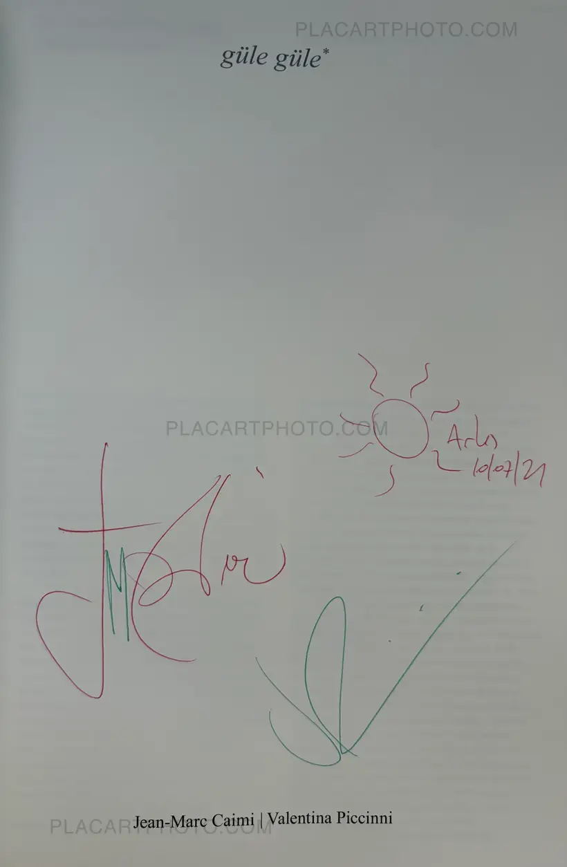 Jean-Marc Caimi & Valentina Piccinni – güle güle (Signed by both)