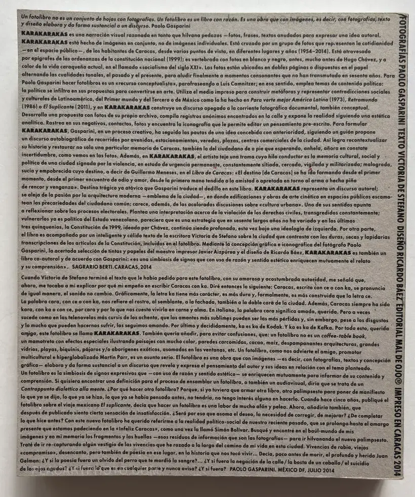 Paolo Gasparini – Karakarakas - de la cuarta a la quinta (Signed and numbered, edt of 250)