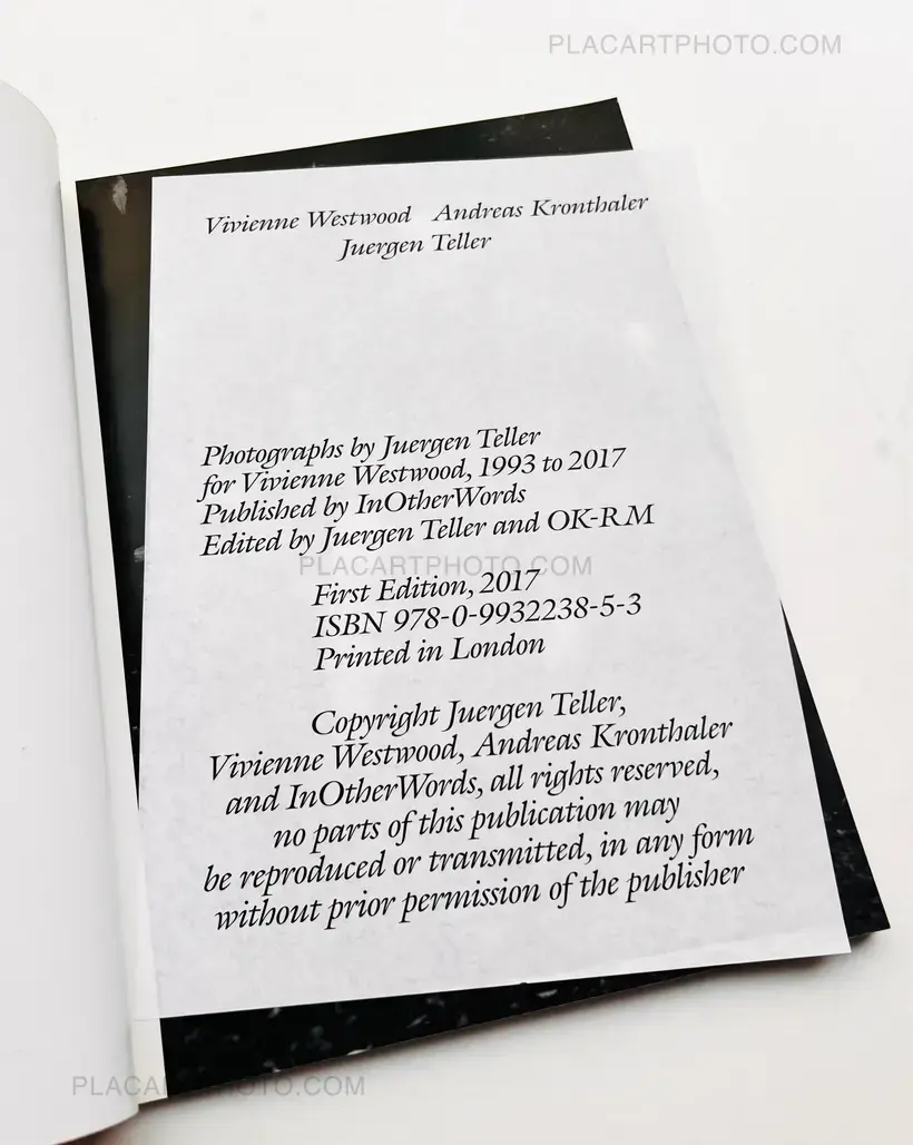 Juergen Teller – Vivienne Westwood, Andreas Kronthaler, Juergen Teller