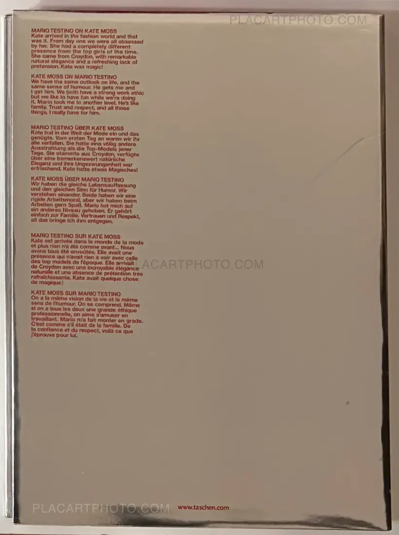 Mario Testino – KATE MOSS (COLLECTOR'S EDITION) (SIGNED)