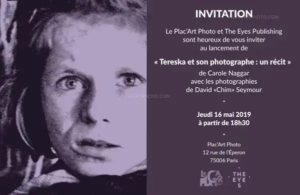 Lancement du livre "Tereska et son photographe: un récit" par Carole Naggar