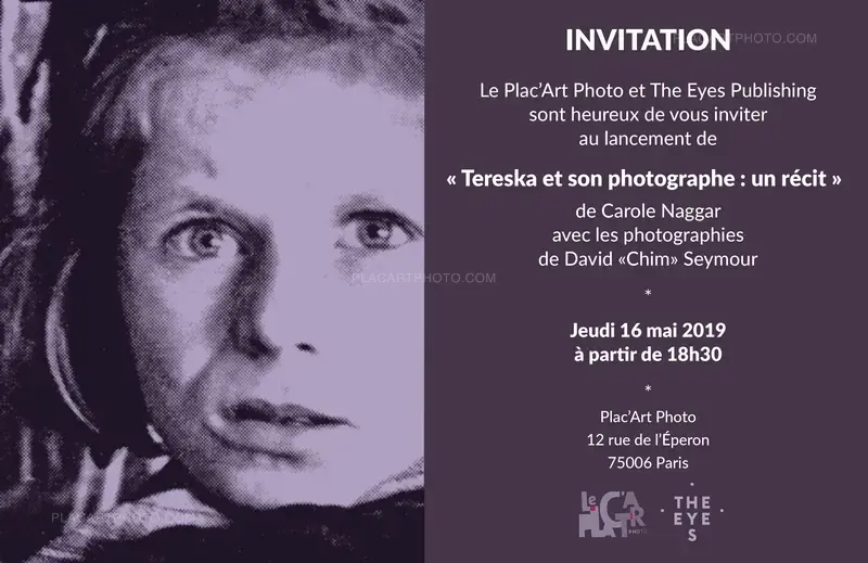 Lancement du livre "Tereska et son photographe: un récit" par Carole Naggar