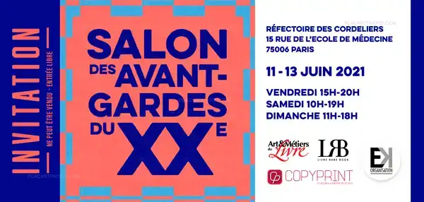 INVITATION SALON DES AVANT-GARDES 11-13 JUIN 2021