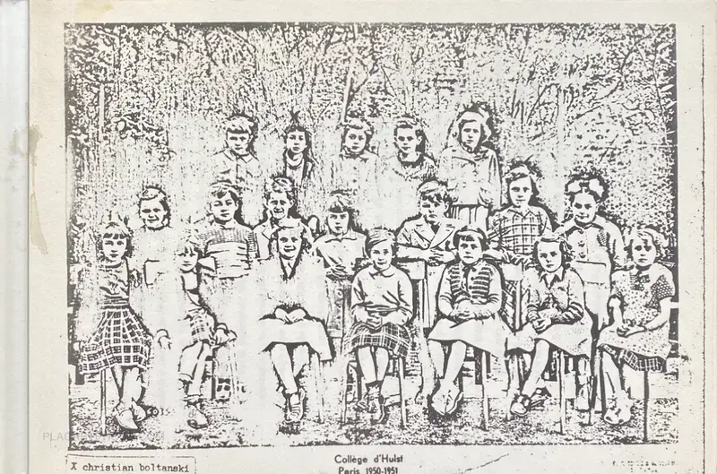 Christian BOLTANSKI: Recherche et présentation de tout ce qui reste de mon enfance, 1944-1950 (1969)