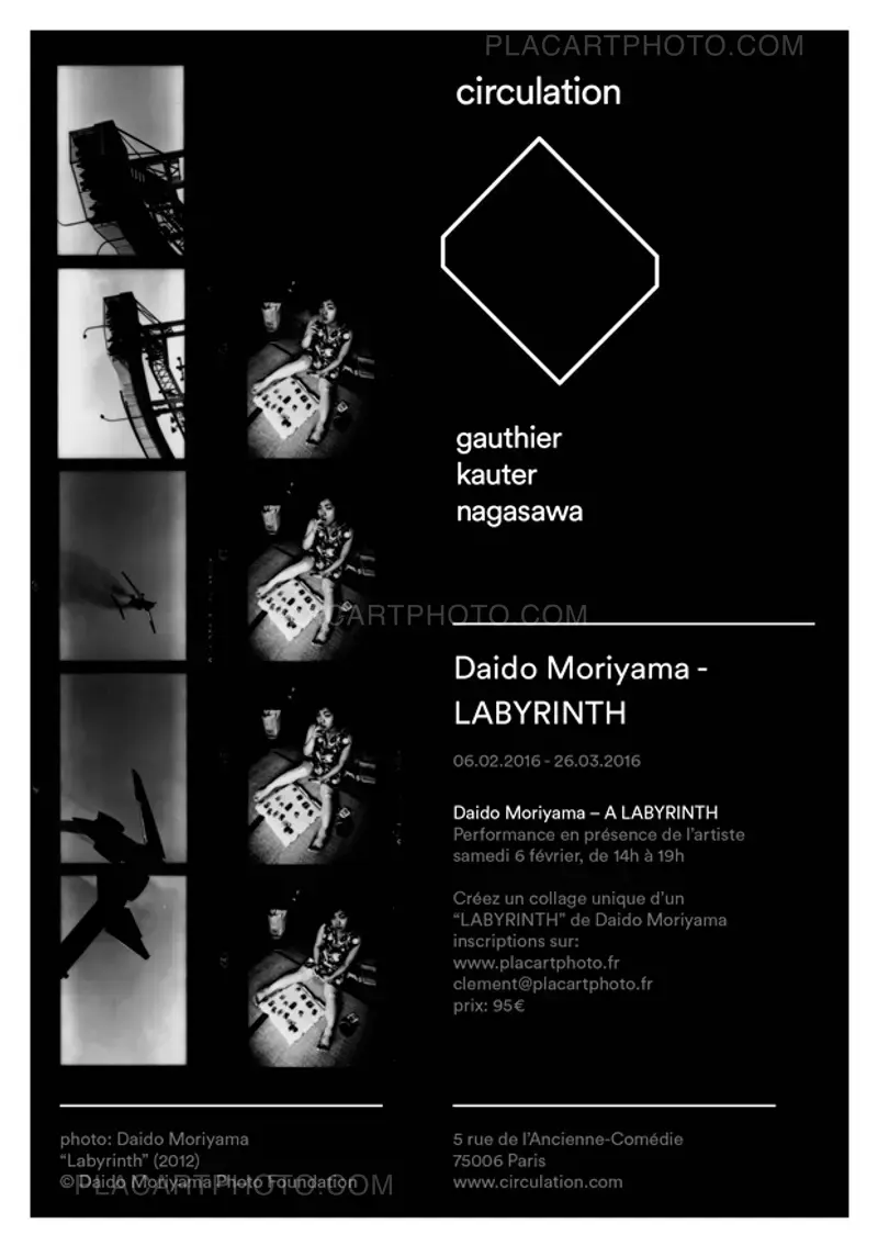 Exposition Daido Moriyama Labyrinth samedi 6 février à Circulation