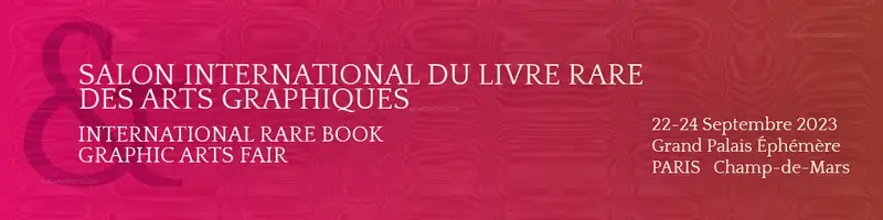 SALON DES LIVRES RARES & ARTS GRAPHIQUES 22-24 SEPTEMBRE