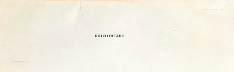 Edward Ruscha: Dutch Details (1971)